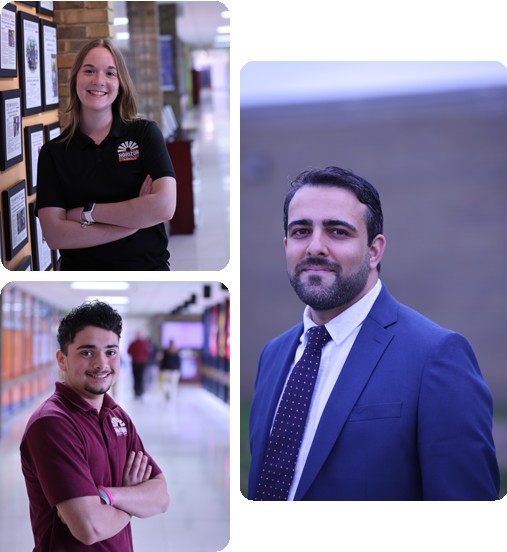 A collage of three HSA Teachers.