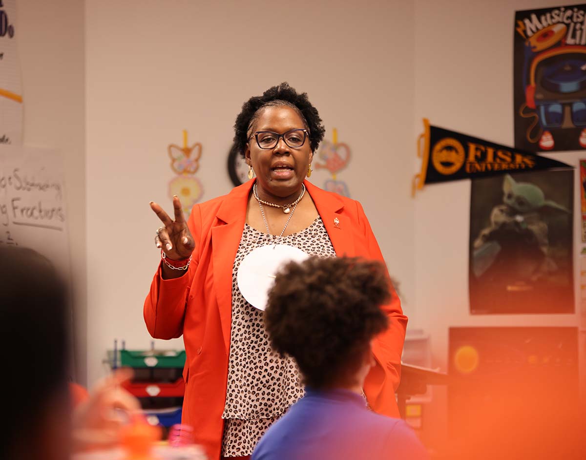 Horizon Science Academy of Lorain Teacher smiling.